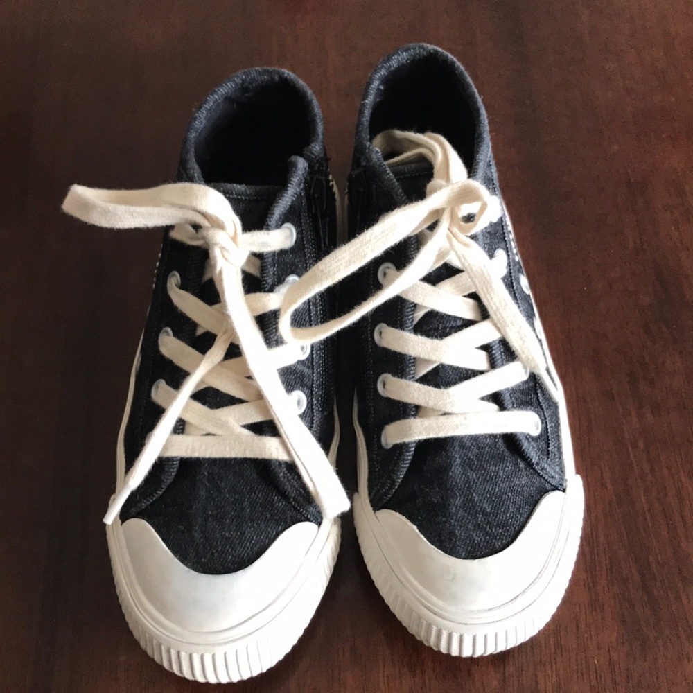 Zara high top sneakers size EUR 34 US 2-2.5 girl